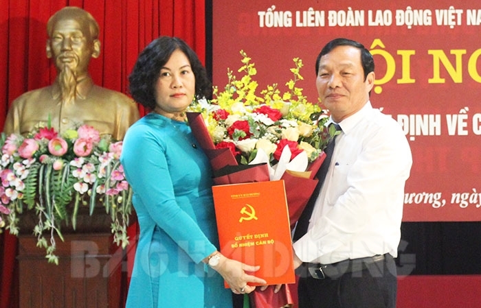 Hải Dương có tân Chủ tịch LĐLĐ tỉnh
