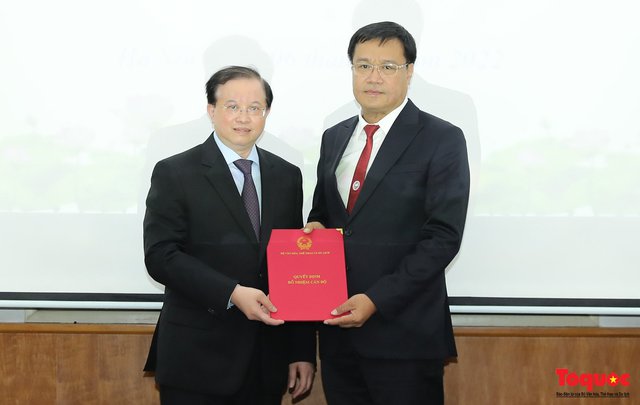 Bổ nhiệm Tổng Cục trưởng Tổng cục Thể dục Thể thao