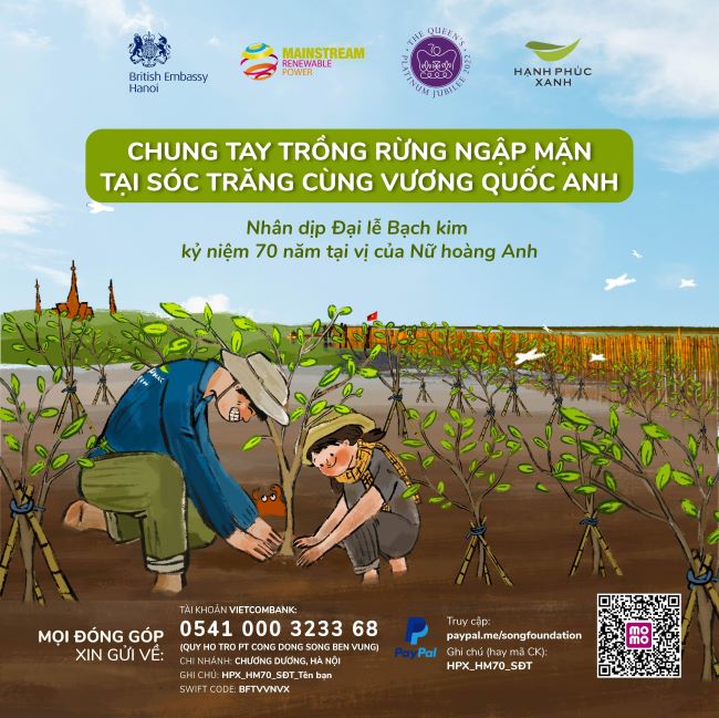 Phát động sáng kiến gây quỹ chung tay trồng 10ha rừng ngập mặn tại Sóc Trăng