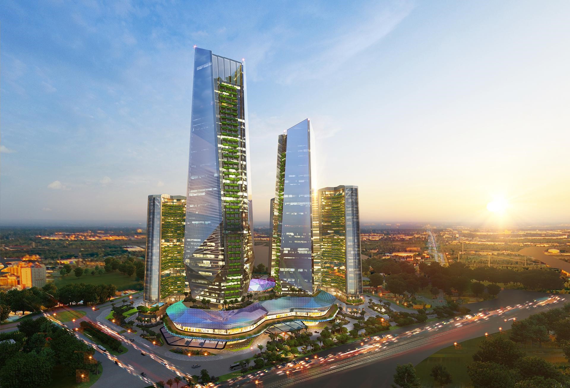 Sắp xuất hiện tổ hợp Trung tâm Tài chính - Thương mại - Dịch vụ 4 0 đầu tiên tại Hà Nội