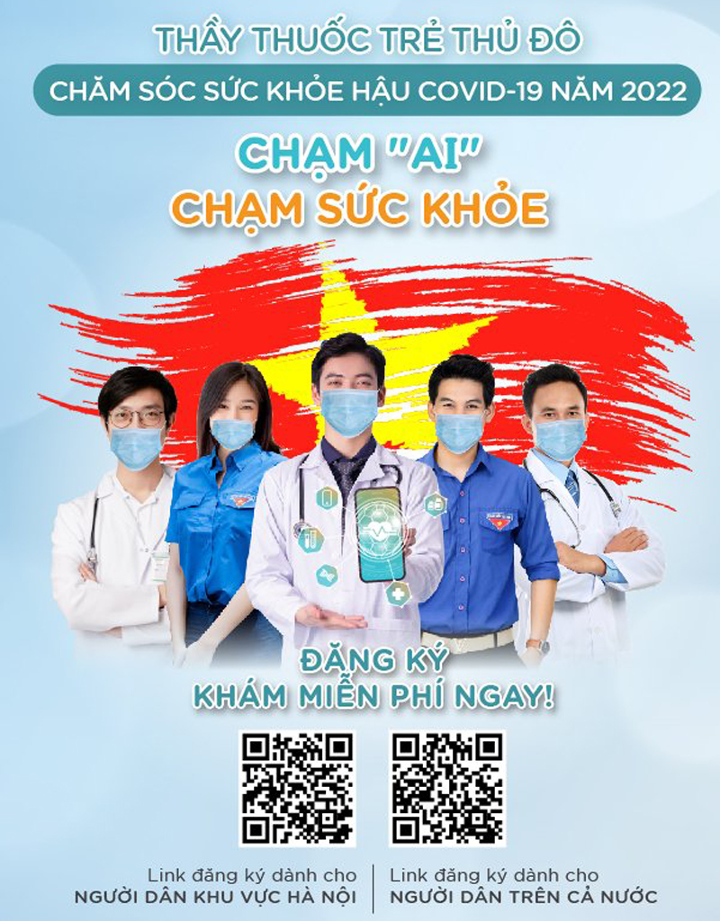 Hơn 1 000 bác sĩ khám, tư vấn hậu COVID-19 cho người dân Thủ đô