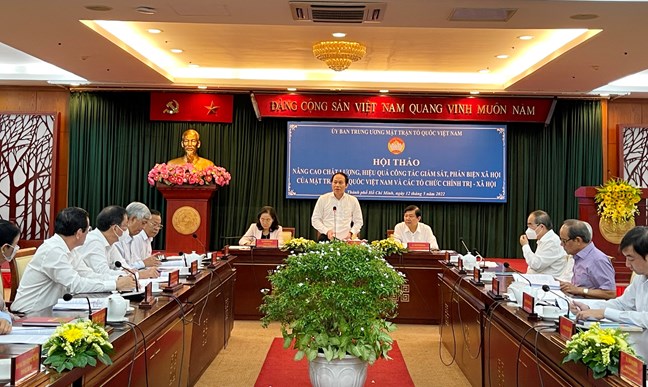 Nâng cao chất lượng, hiệu quả công tác giám sát, phản biện xã hội
