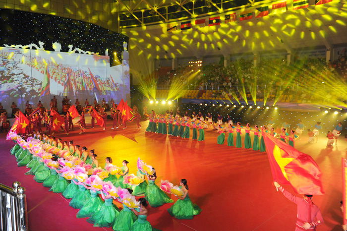 Hải Dương Ấn tượng lễ khai mạc môn bóng bàn SEA Games 31