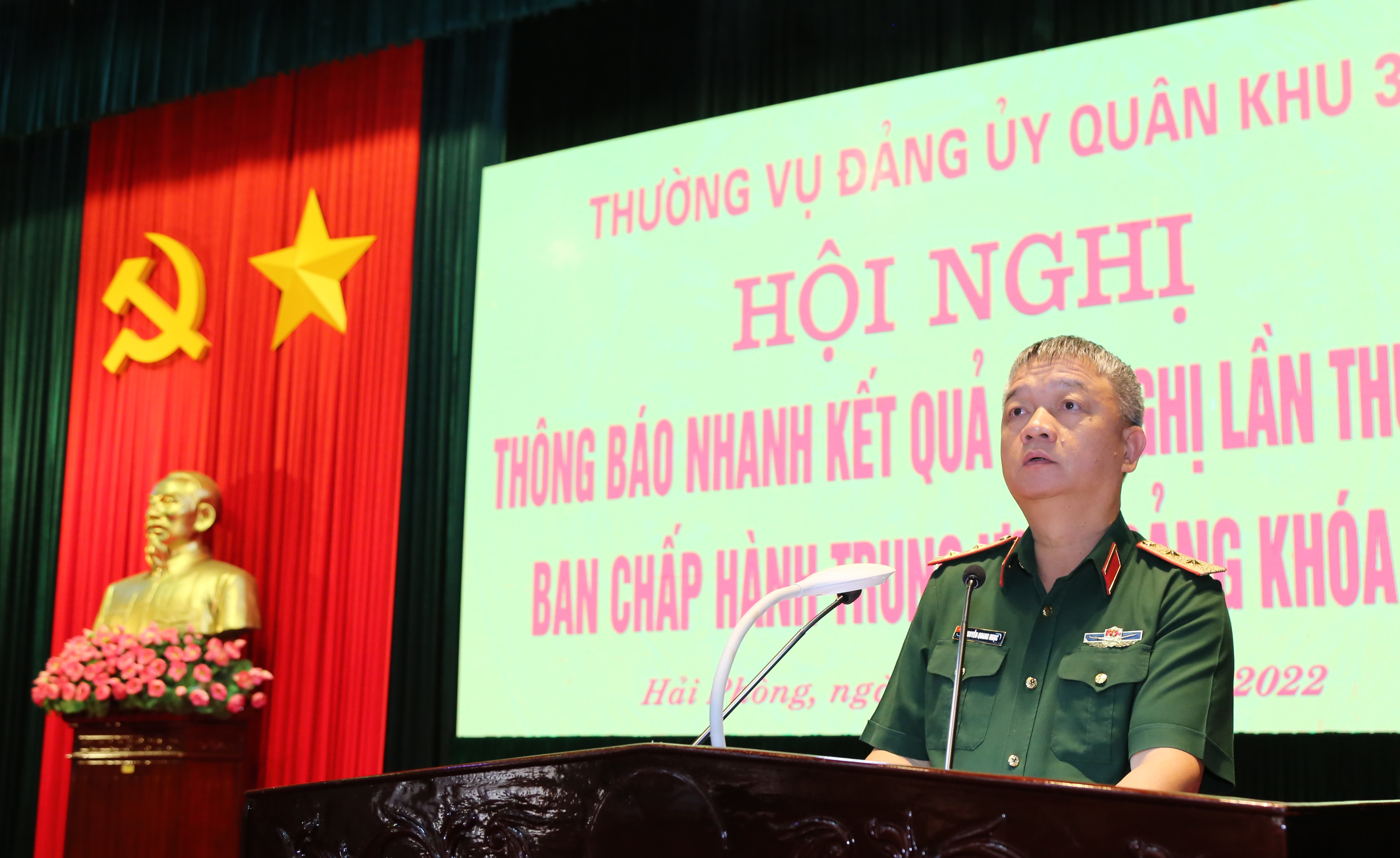 Quân khu 3 thông báo nhanh kết quả Hội nghị Trung ương 5