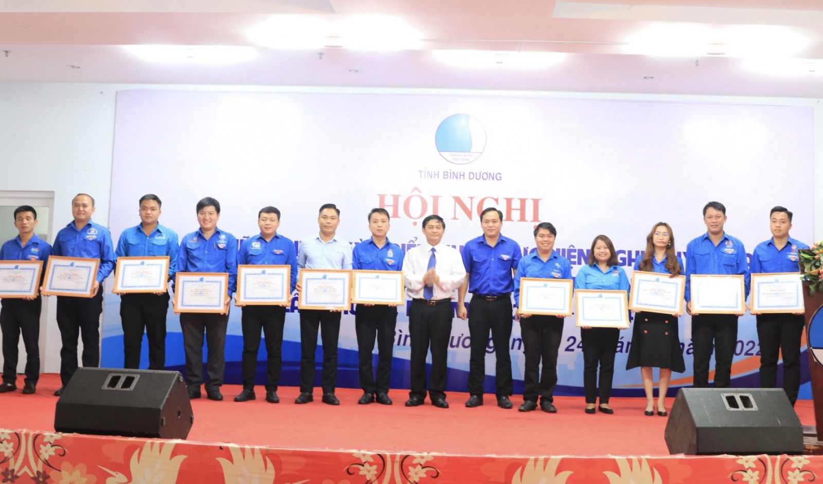 Hội Liên hiệp Thanh niên Việt Nam tỉnh Bình Dương khen thưởng 51 tập thể, cá nhân