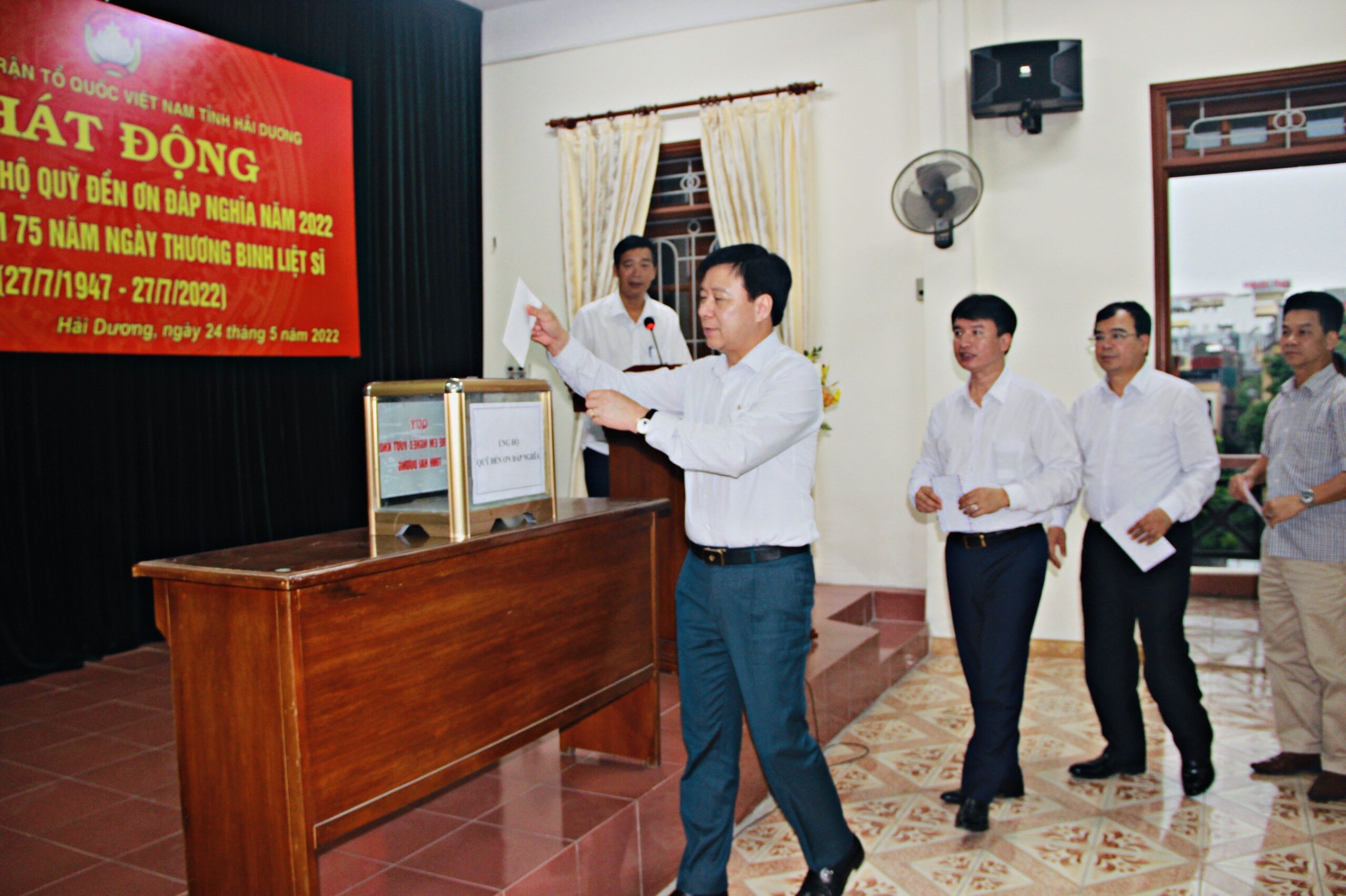 Hải Dương Phát động ủng hộ Quỹ Đền ơn đáp nghĩa năm 2022