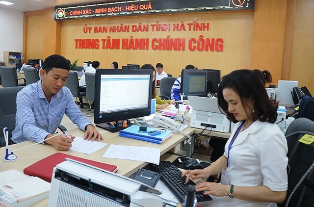 Hà Tĩnh xếp thứ 8 cả nước về Chỉ số Cải cách hành chính