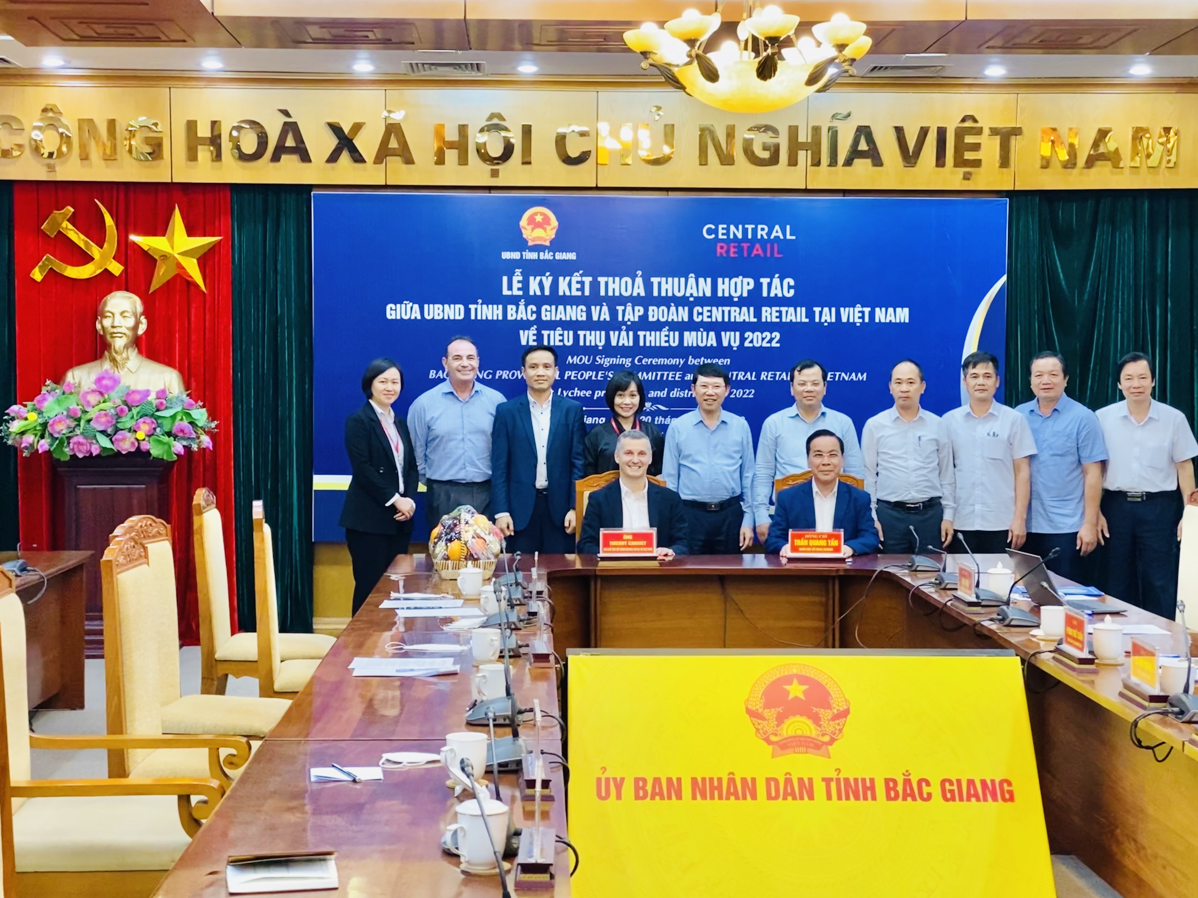 Năm 2022 Tập đoàn Central Retail sẽ tiêu thụ khoảng 1 000 tấn vải thiều