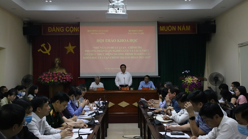 Hội thảo lần thứ nhất Chương trình Nghiên cứu khoa học lý luận chính trị giai đoạn 2020-2025