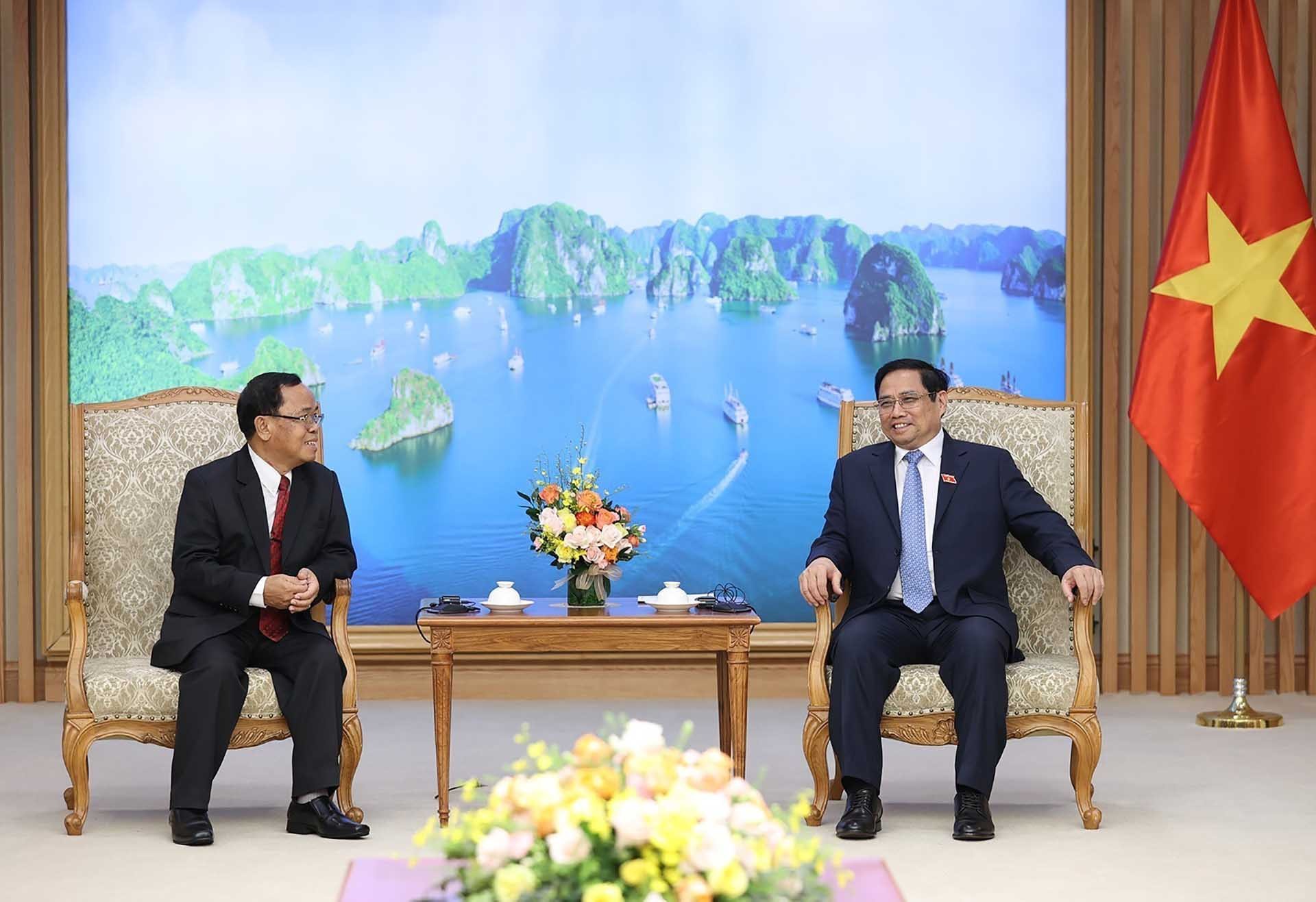 Thủ tướng Phạm Minh Chính Quan hệ Việt Nam - Lào là mối quan hệ đặc biệt