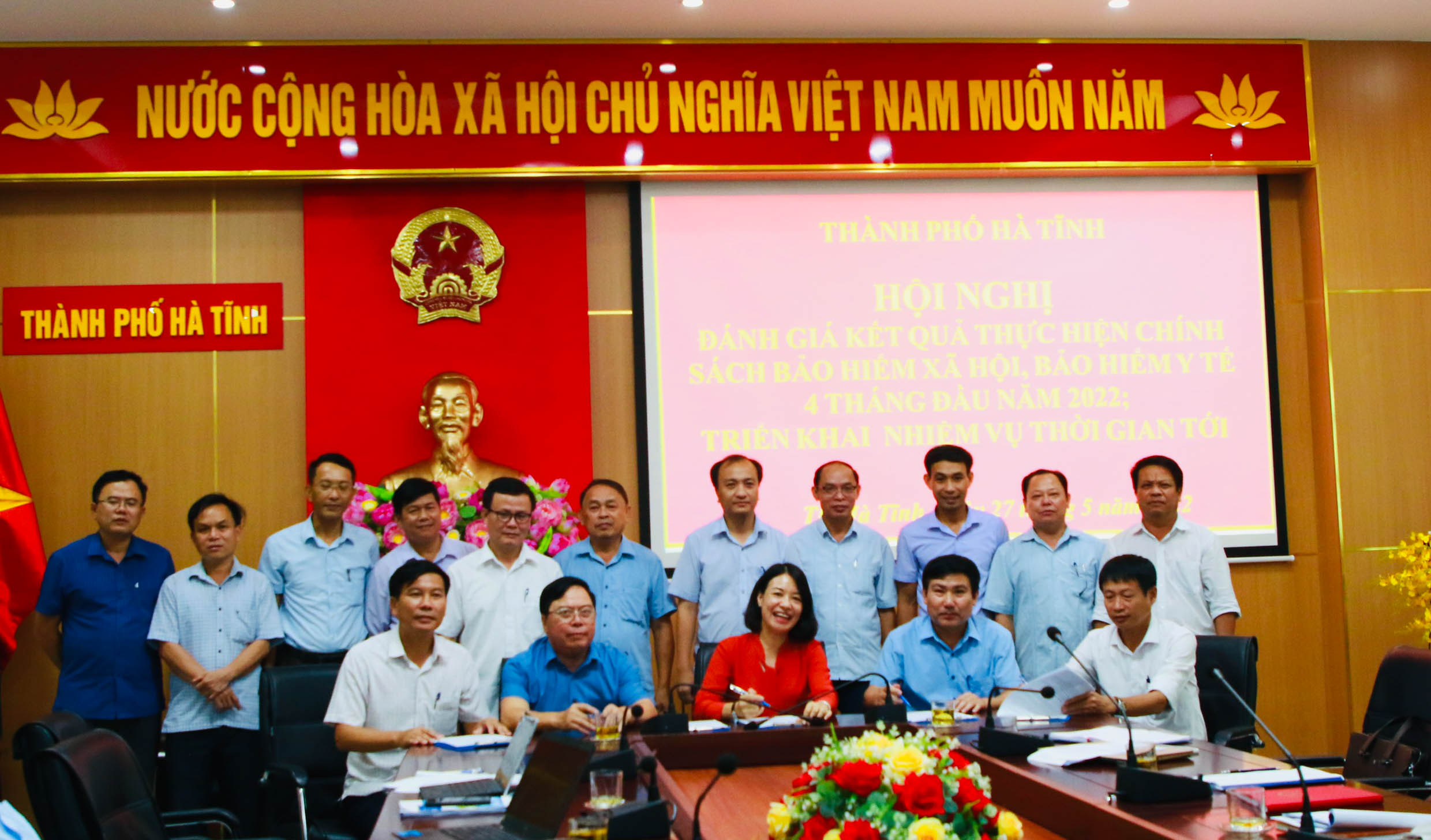 TP Hà Tĩnh Ký quy chế phối hợp thực hiện chính sách bảo hiểm giữa BHXH tỉnh và UBND các phường, xã