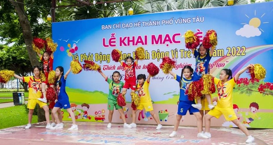 Sôi nổi các hoạt động cho thiếu nhi tại Đường sách Vũng Tàu