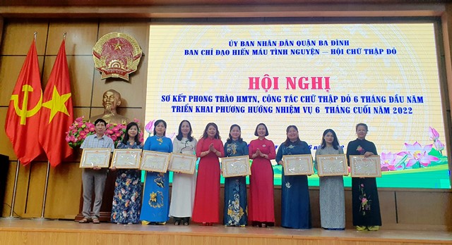 Ba Đình Hà Nội  Kết quả hoạt động nhân đạo ngày càng thiết thực và hiệu quả cao