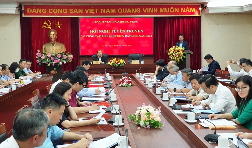 Đẩy mạnh công tác tuyên truyền về biên giới trên đất liền