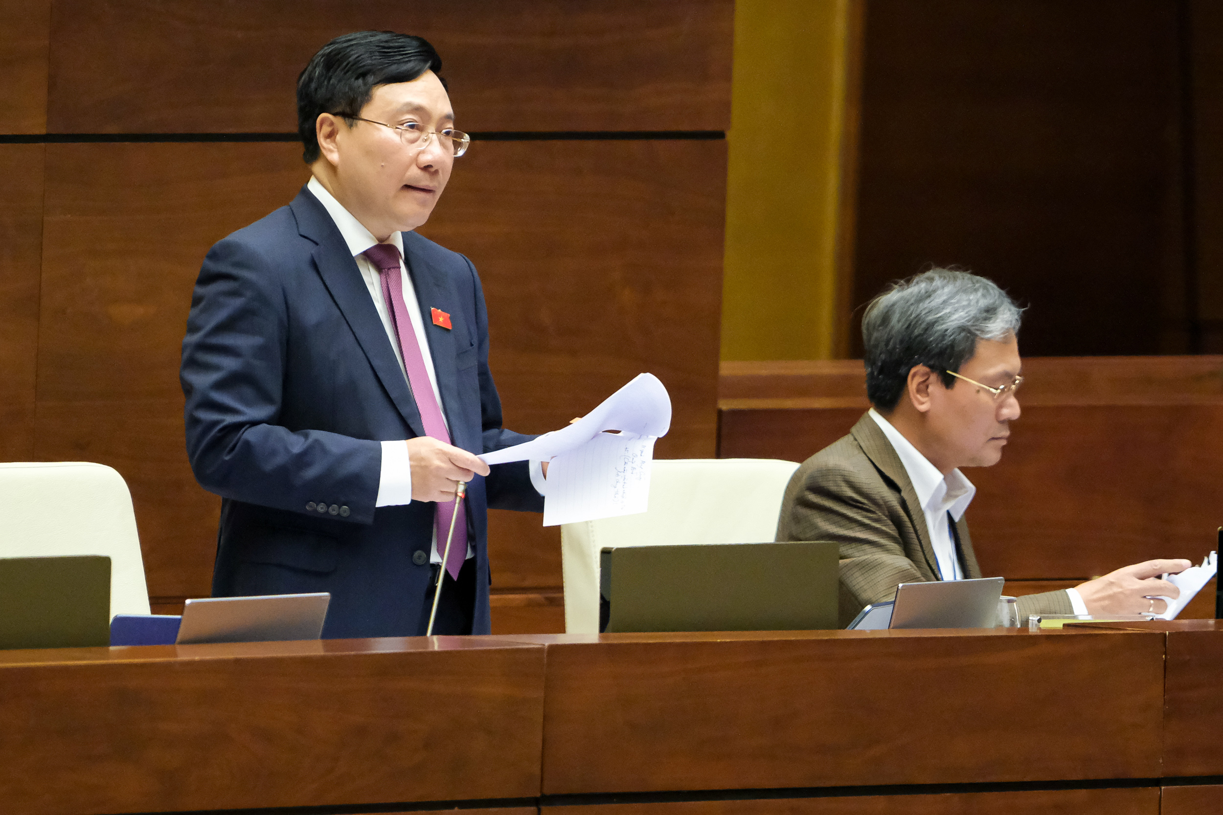 Phó Thủ tướng Phạm Bình Minh Rất khó xảy ra lợi ích nhóm trong xây dựng pháp luật