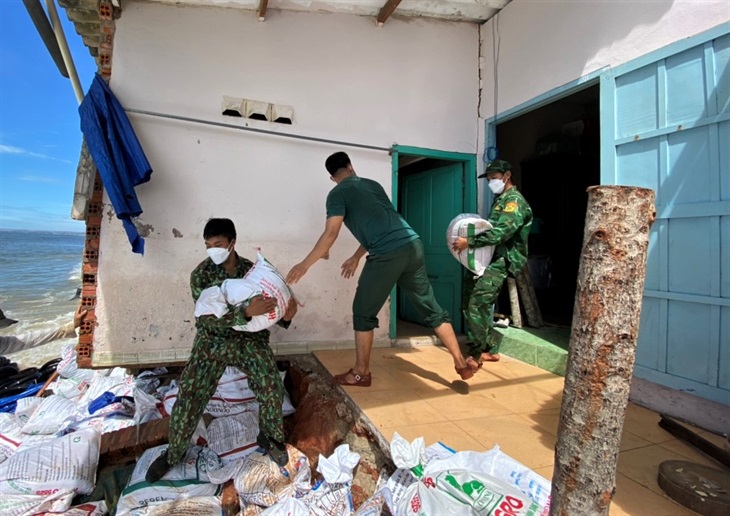 Bộ đội biên phòng đẩy mạnh các hoạt động phòng chống, khắc phục hậu quả thiên tai