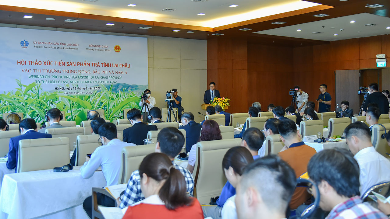 Tăng cường xuất khẩu sản phẩm trà của tỉnh Lai Châu vào thị trường Trung Đông, Bắc Phi và Nam Á