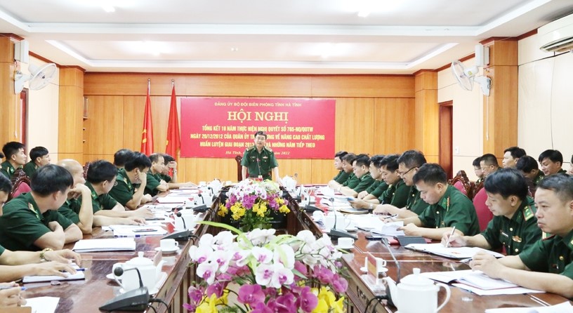 BĐBP Hà Tĩnh đổi mới, nâng cao chất lượng công tác huấn luyện