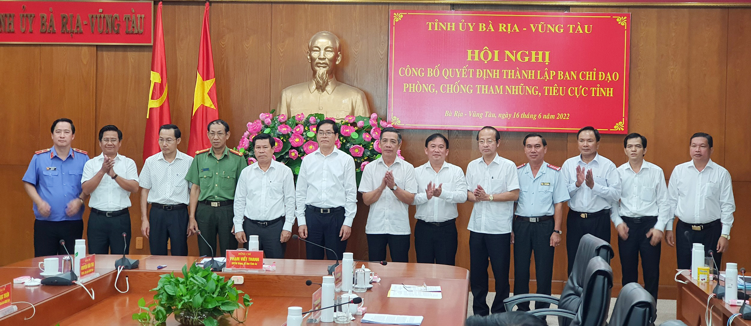 Thành lập Ban Chỉ đạo phòng, chống tham nhũng, tiêu cực tỉnh Bà Rịa- Vũng Tàu