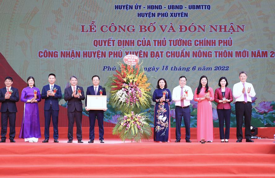 Xây dựng nông thôn mới tại huyện Phú Xuyên theo hướng nâng cao