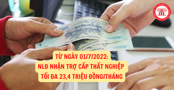 Tăng mức hưởng trợ cấp thất nghiệp tối đa từ ngày 01 7 2022