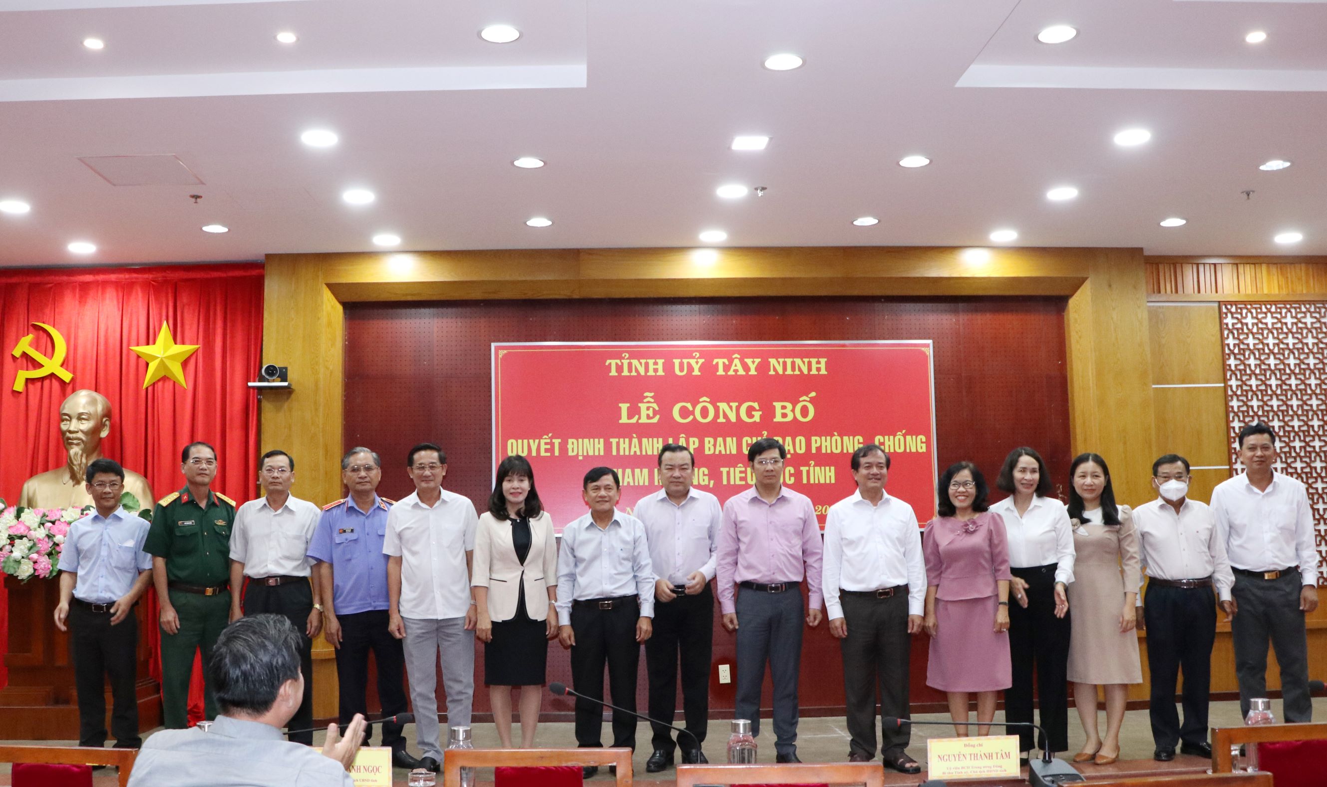 Thành lập Ban Chỉ đạo phòng, chống tham nhũng, tiêu cực tỉnh Tây Ninh