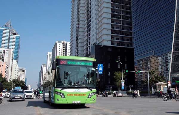 Đề xuất thêm loại xe được chạy vào làn buýt nhanh