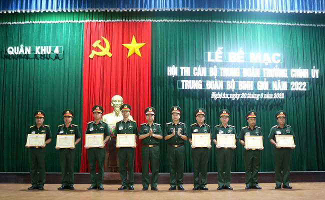 Quân khu 4 Hội thi Trung đoàn trưởng, Chính ủy Trung đoàn bộ binh giỏi năm 2022