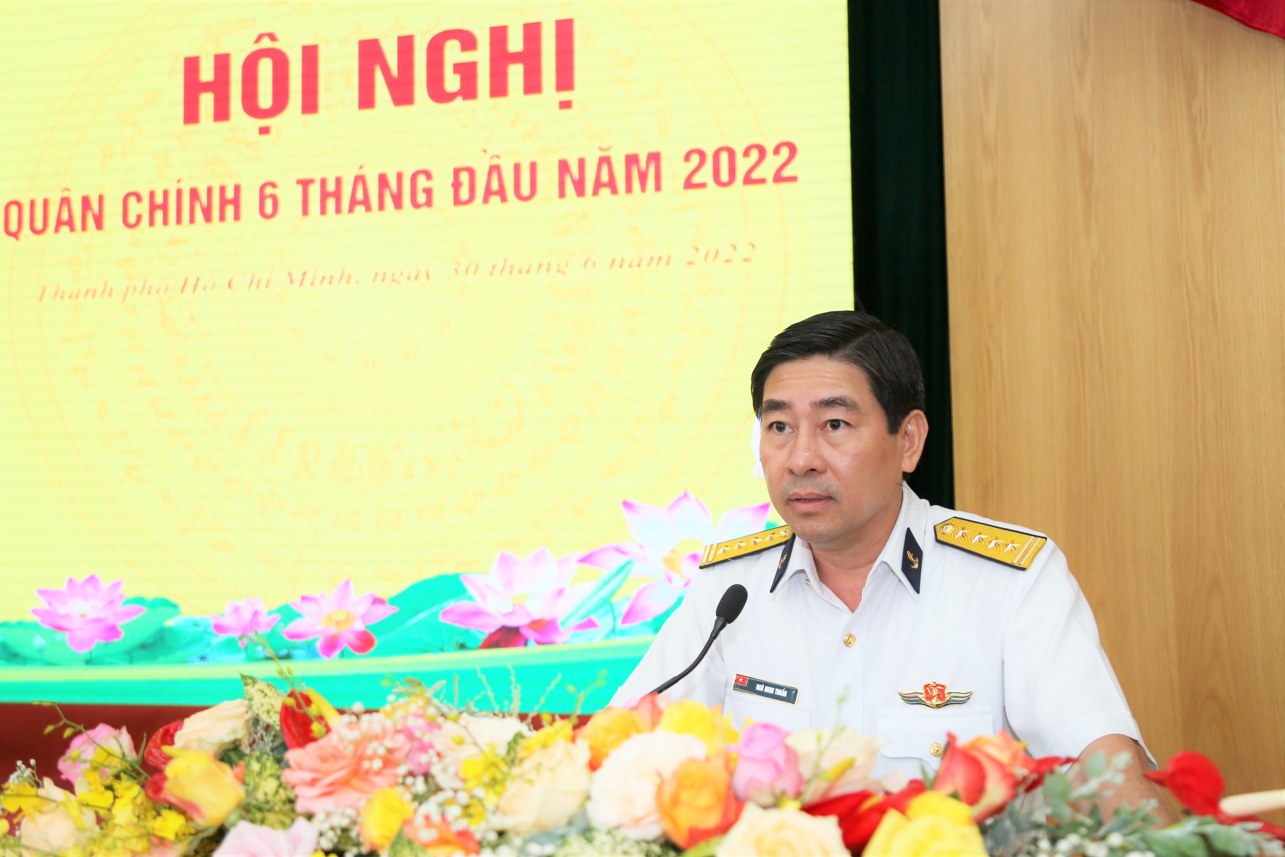 Quân cảng Sài Gòn Hội nghị Quân chính 6 tháng đầu năm 2022
