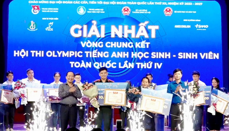 Hơn 609 nghìn thí sinh dự Hội thi Olympic tiếng Anh học sinh, sinh viên