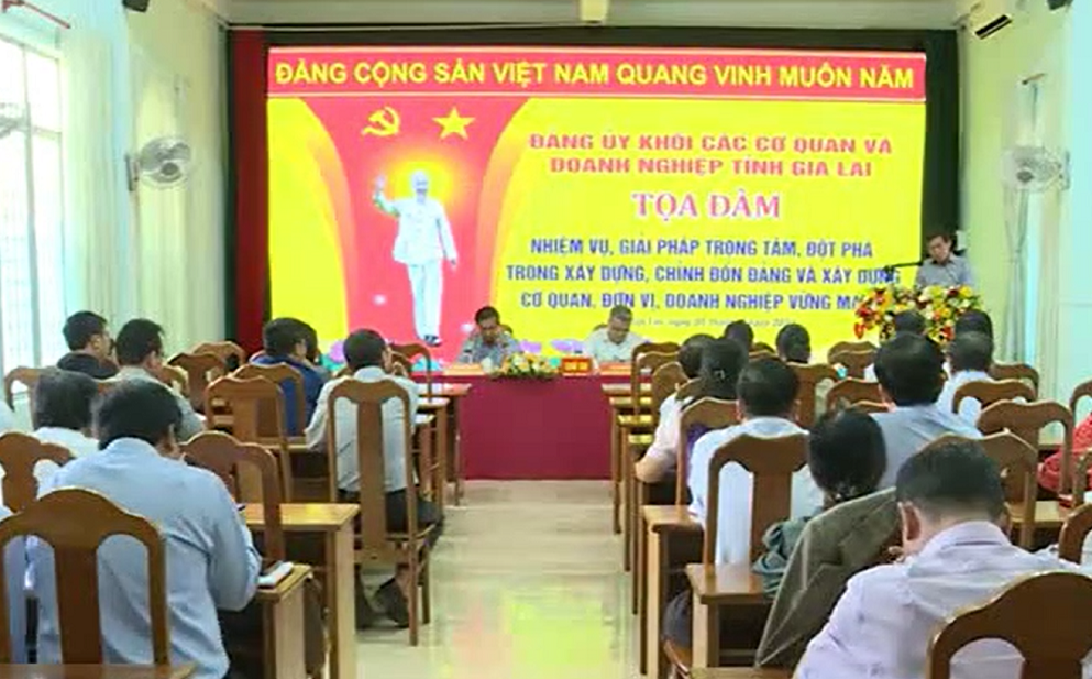 Đề xuất các giải pháp trọng tâm, đột phá trong xây dựng, chỉnh đốn Đảng