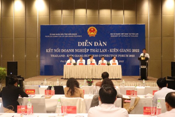 Diễn đàn kết nối doanh nghiệp Thái Lan – Kiên Giang năm 2022