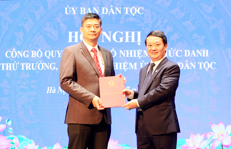 Công bố Quyết định bổ nhiệm chức danh Thứ trưởng, Phó Chủ nhiệm Ủy ban Dân tộc