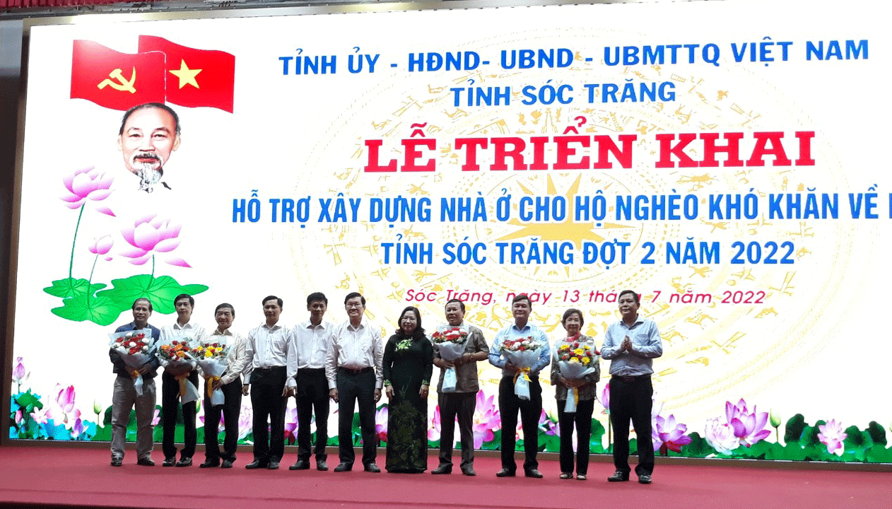 Sóc Trăng Xây dựng gần 3 500 nhà ở cho hộ nghèo