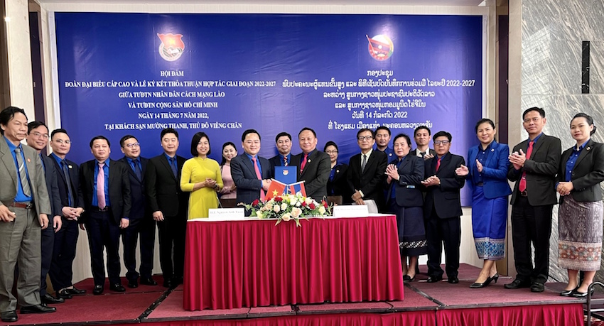 Tăng cường hợp tác giữa thanh niên hai nước Việt Nam - Lào