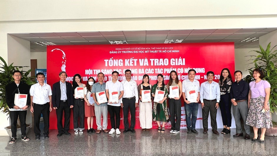 Hội thi sáng tác mỹ thuật về học và làm theo Bác