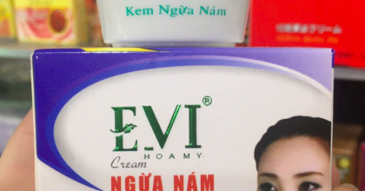 Đình chỉ lưu hành lô mỹ phẩm EVI Cream ngừa nám không đạt chất lượng