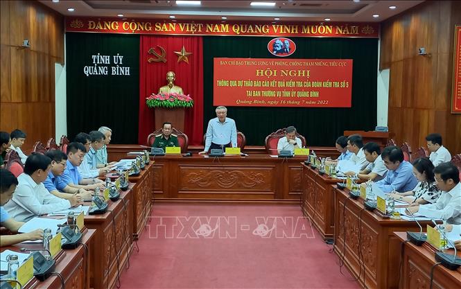 Quảng Bình Tạo chuyển biến rõ nét trong công tác phòng, chống tham nhũng, tiêu cực