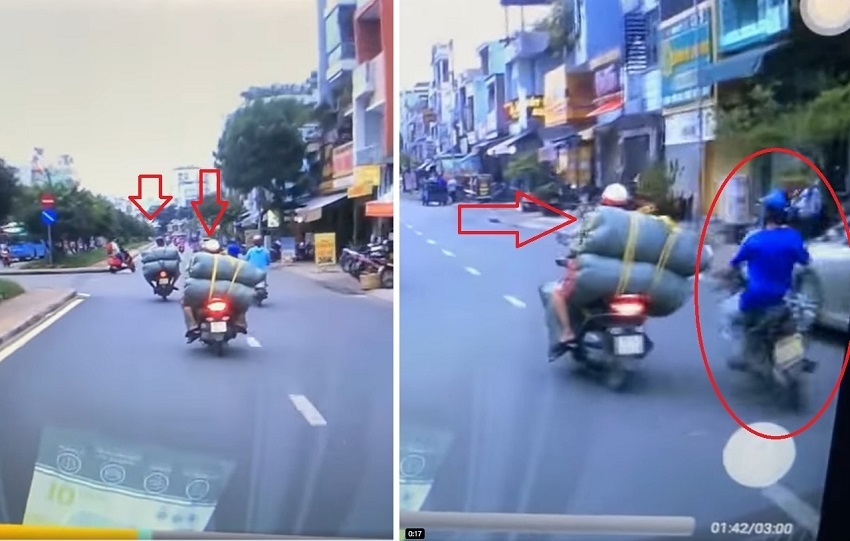 Xe máy chở hàng cồng kềnh gây tai nạn chết người có thể bị phạt tới 15 năm tù