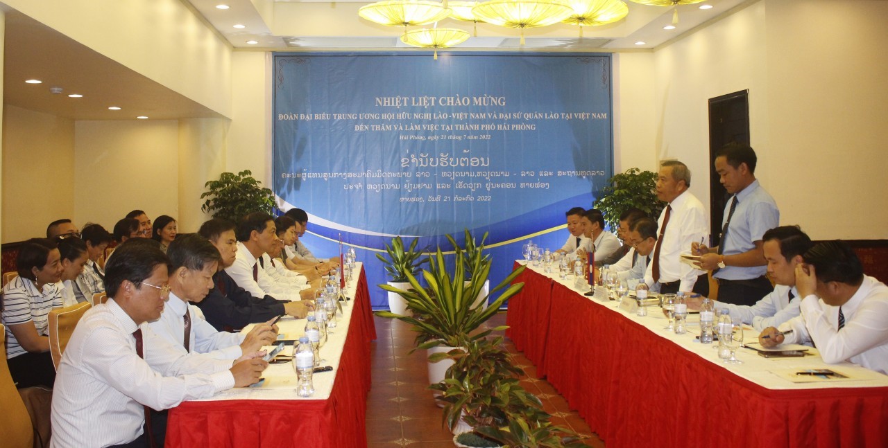 Thúc đẩy quan hệ hữu nghị, hợp tác giữa Hải Phòng và các tỉnh của Lào