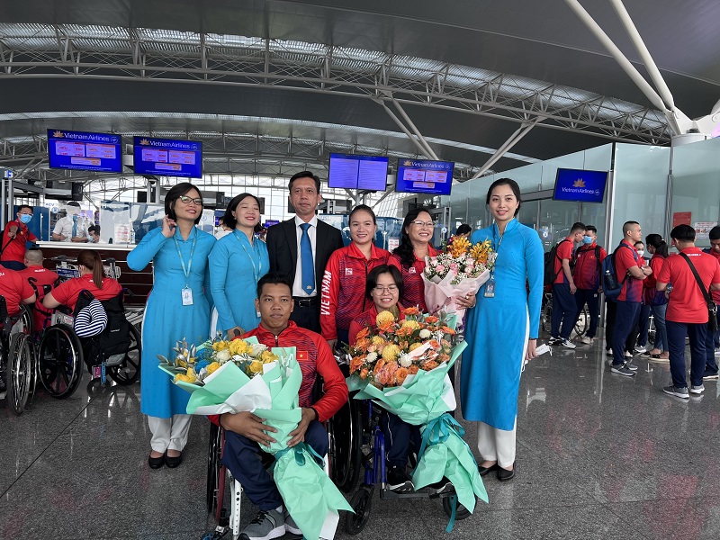 Vietnam Airlines đồng hành cùng đoàn thể thao Việt Nam dự ASEAN Para Games