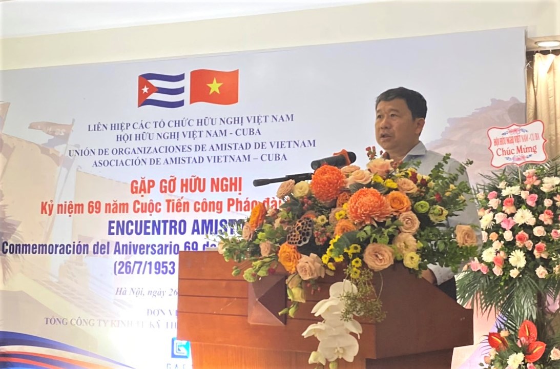 Gặp gỡ hữu nghị kỷ niệm 69 năm Ngày chiến thắng Moncada của nhân dân Cuba