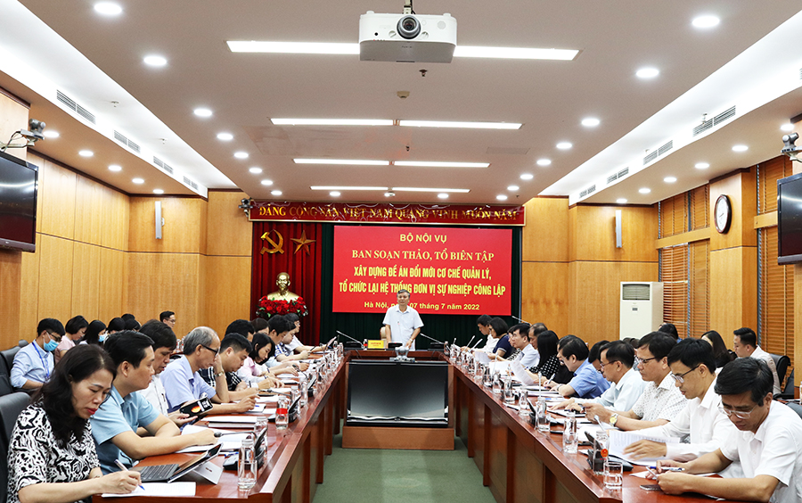 Kế hoạch xây dựng Đề án đổi mới tổ chức lại hệ thống đơn vị sự nghiệp công lập