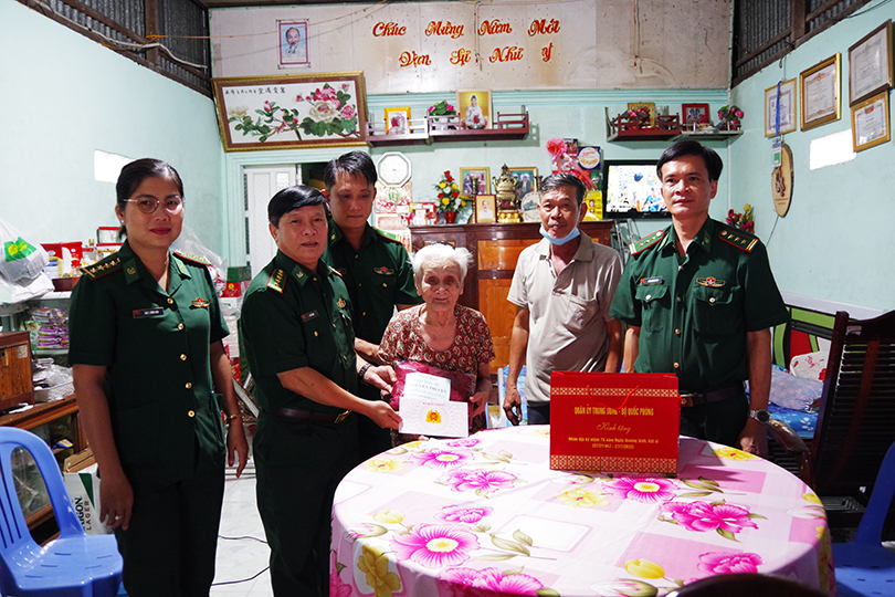 Bộ đội Biên phòng An Giang thực hiện tốt công tác đền ơn đáp nghĩa