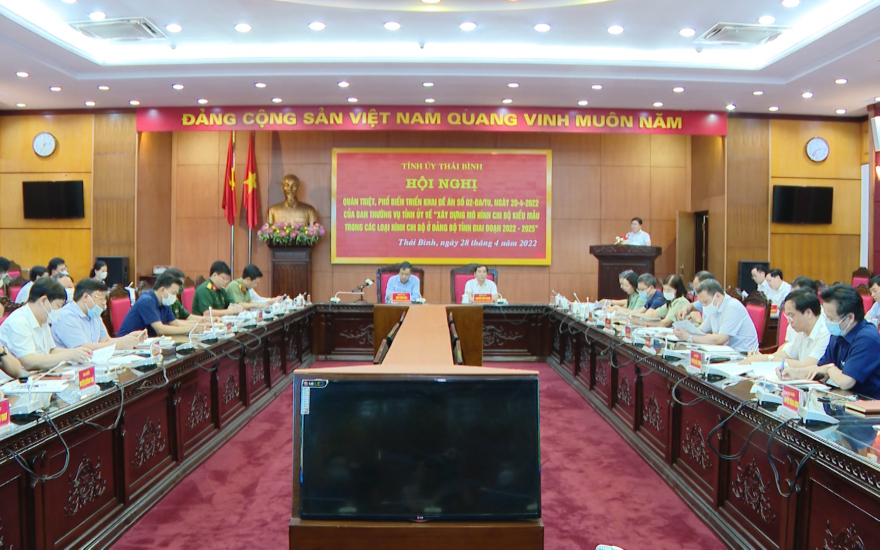 Thái Bình thực hiện thí điểm mô hình Chi bộ kiểu mẫu