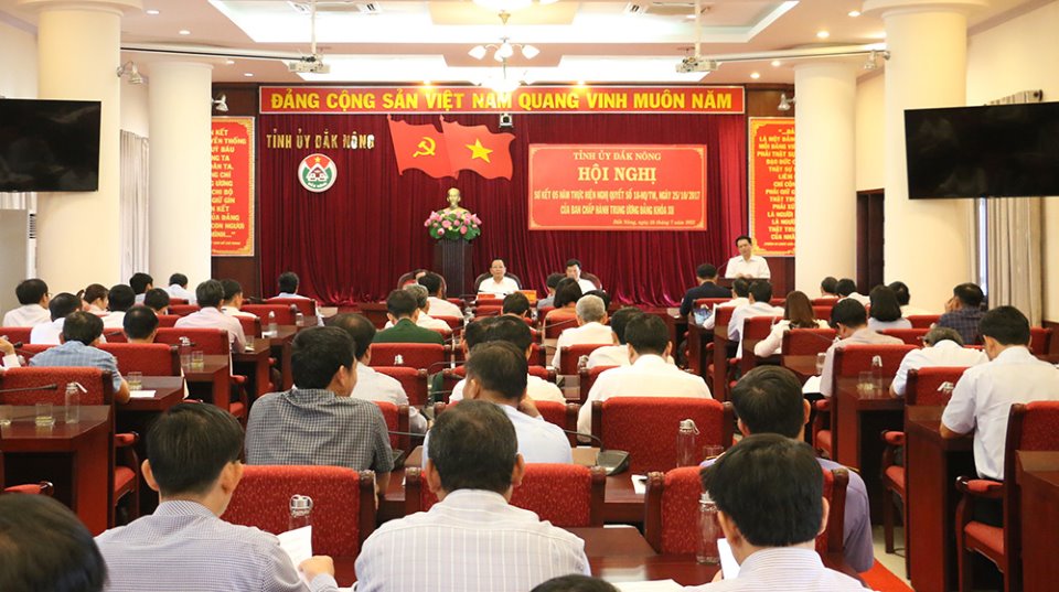 Đăk Nông Bám sát Nghị quyết số 18 để đổi mới, tinh gọn bộ máy, biên chế