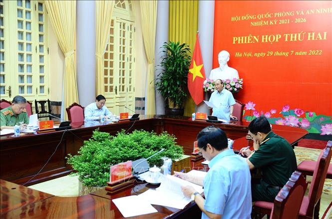 Chủ tịch nước chủ trì Phiên họp thứ hai Hội đồng Quốc phòng và An ninh nhiệm kỳ 2021 - 2026
