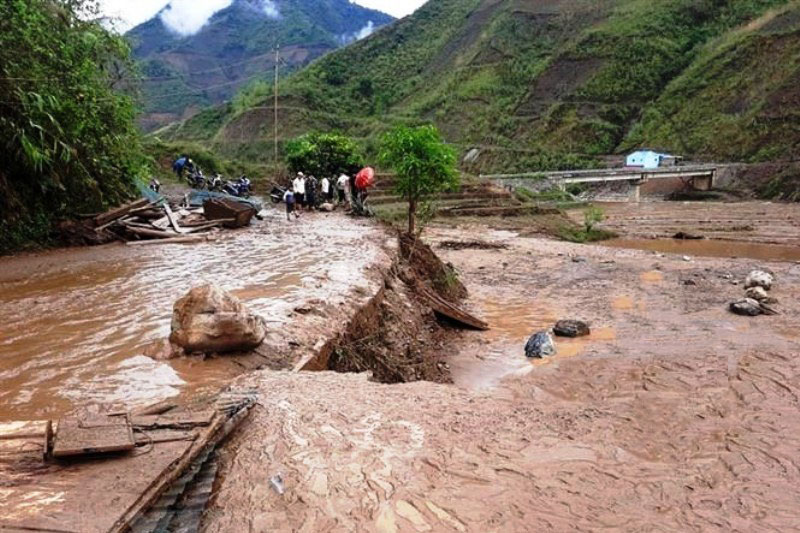 Đề phòng lũ quét, sạt lở đất tại vùng núi Bắc Bộ