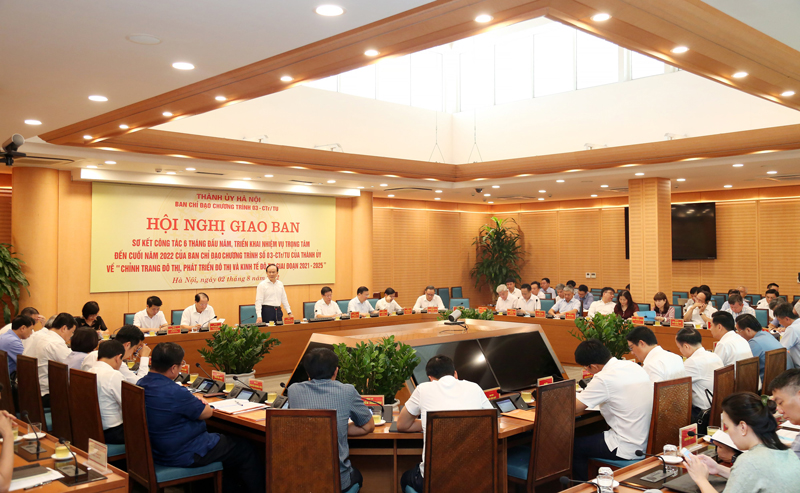 Hà Nội Triển khai Chương trình 03-CTr TU, tạo bộ mặt đô thị hiện đại