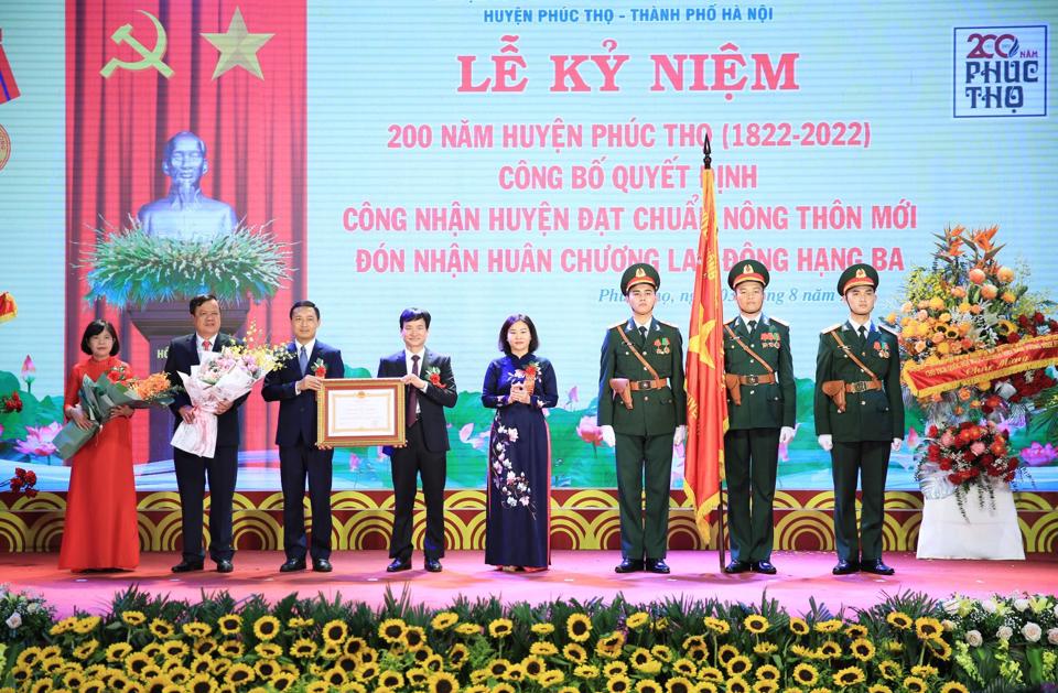 Xây dựng Phúc Thọ theo hướng sinh thái, tạo vành đai xanh cho Hà Nội